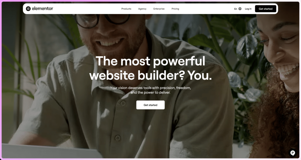 Elementor page builder