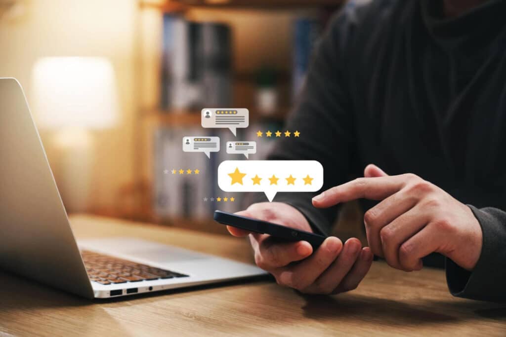 Request Recommendations and Customer Reviews