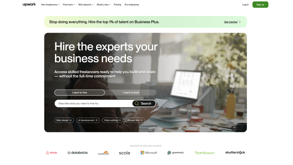 Upwork: The Biggest Job Market