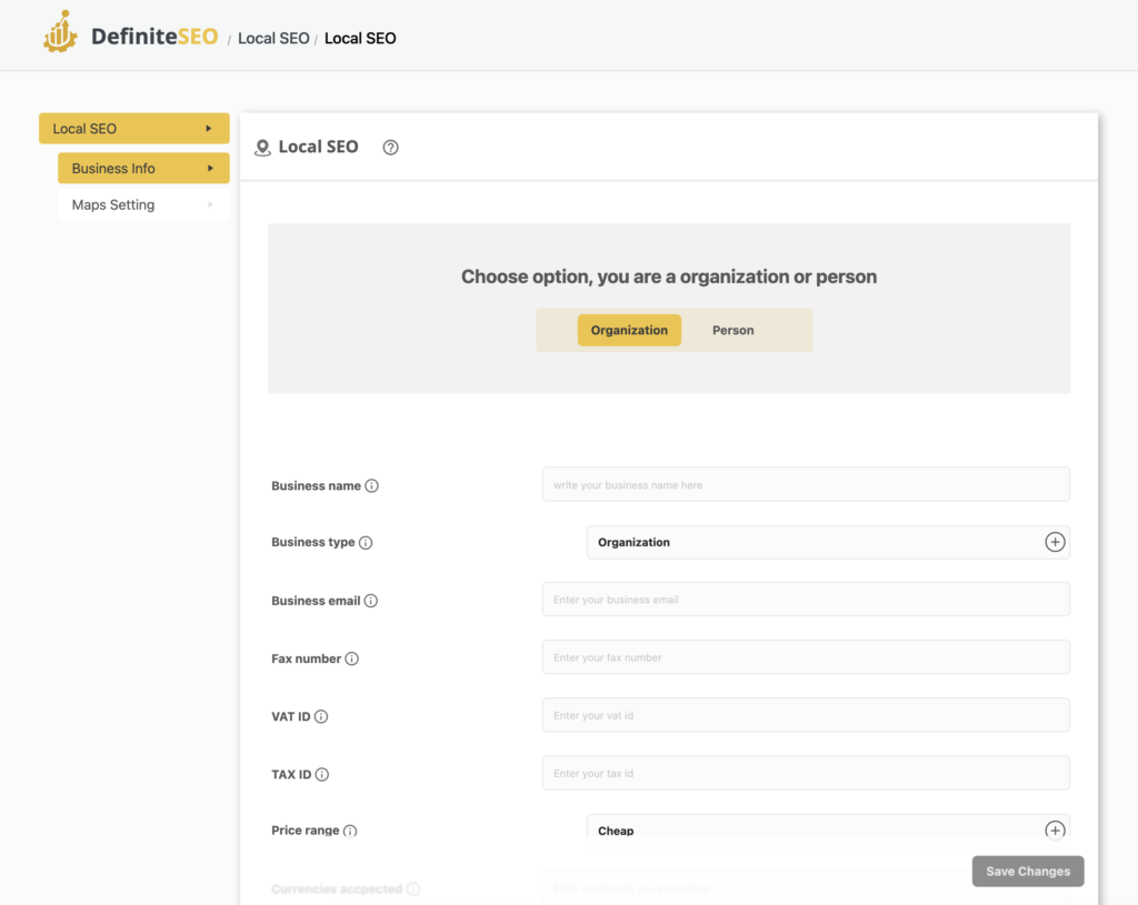DefiniteSEO Local SEO