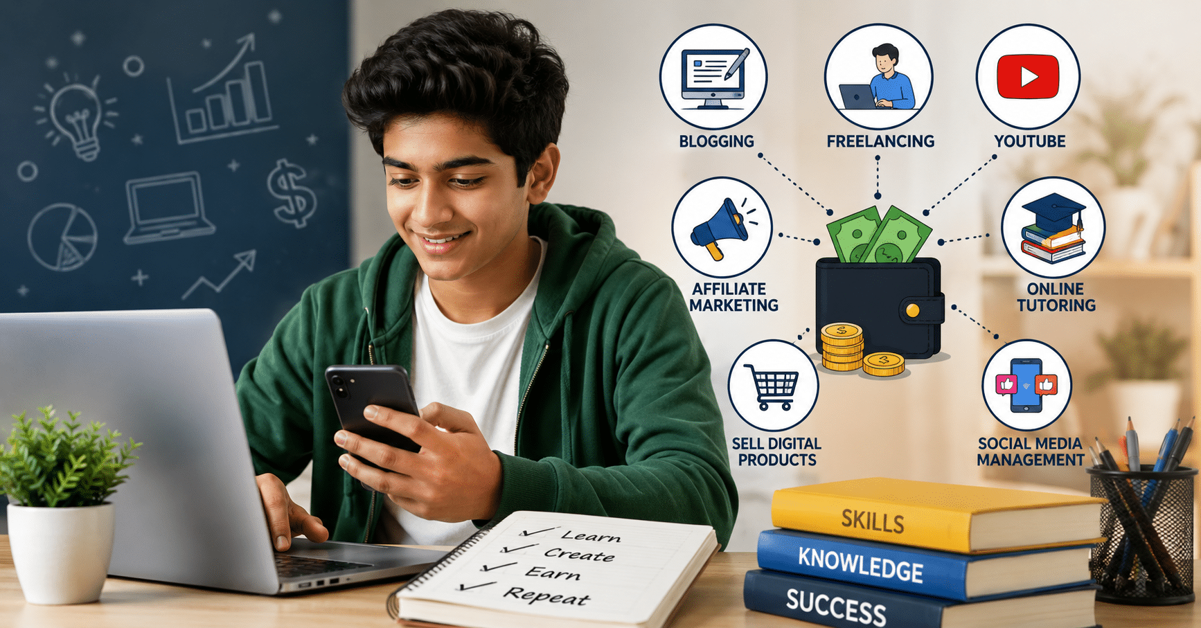 Earn Online Income Ideas for Students