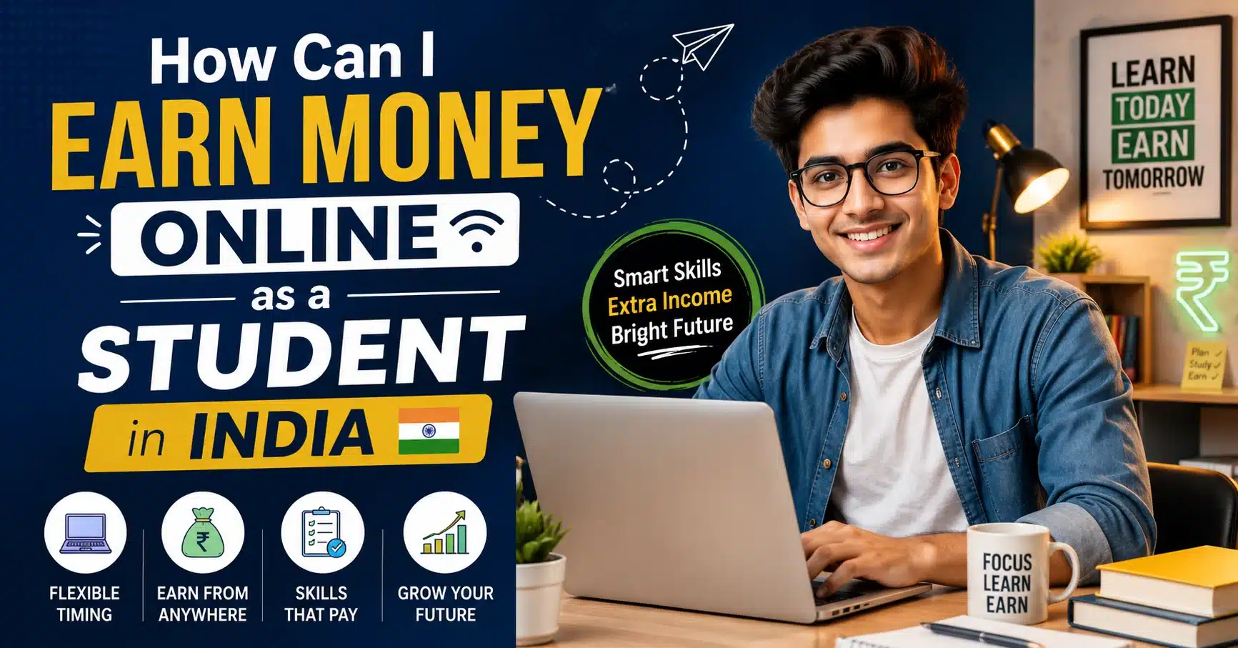 How Can I Earn Money Online as a Student in India
