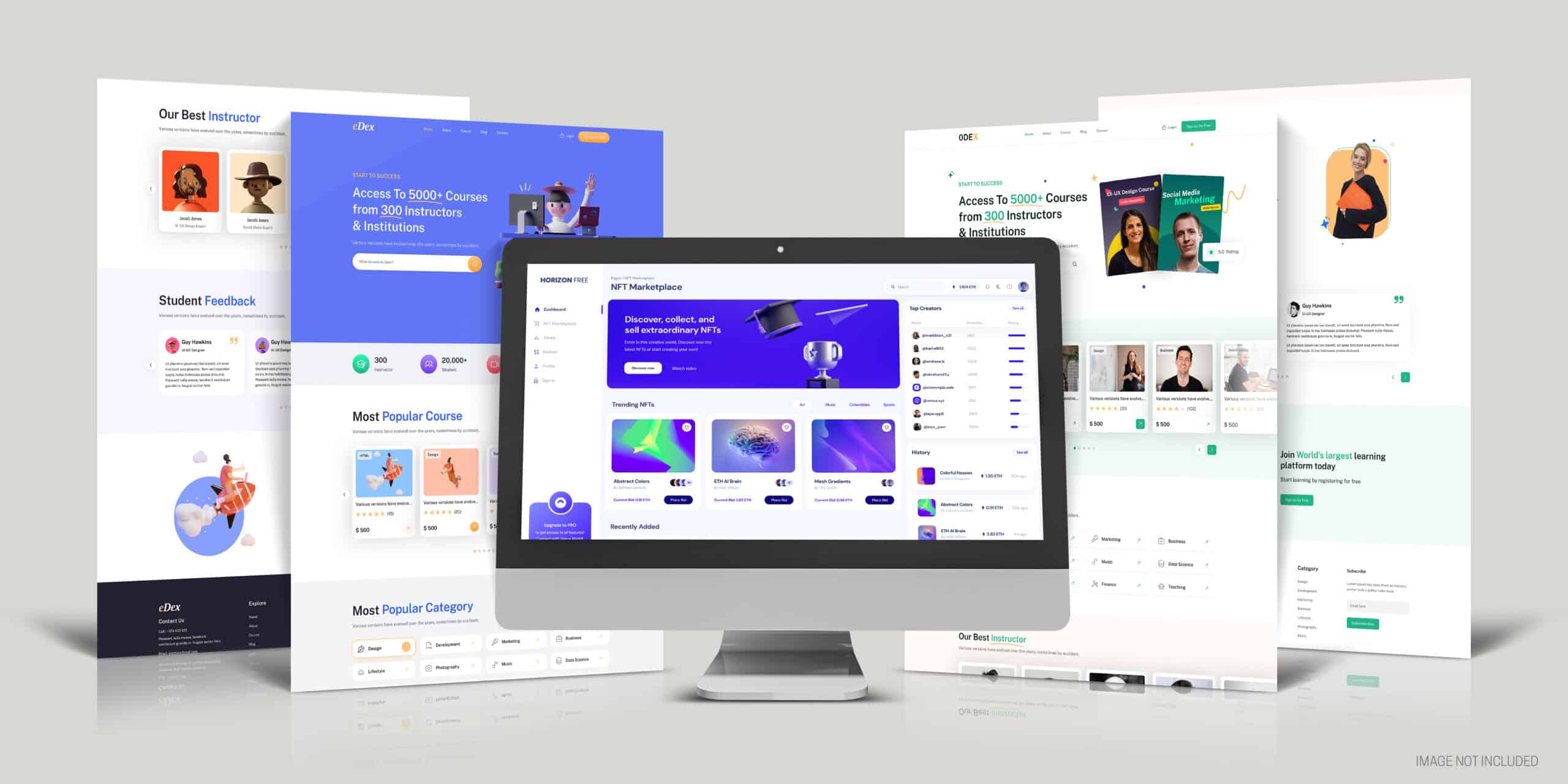 Freelancer converting a Figma website design into WordPress on a laptop